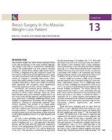 Chapter on breast surgery for massive weight-loss patients